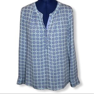 Banana Republic Long-sleeve Print Blouse